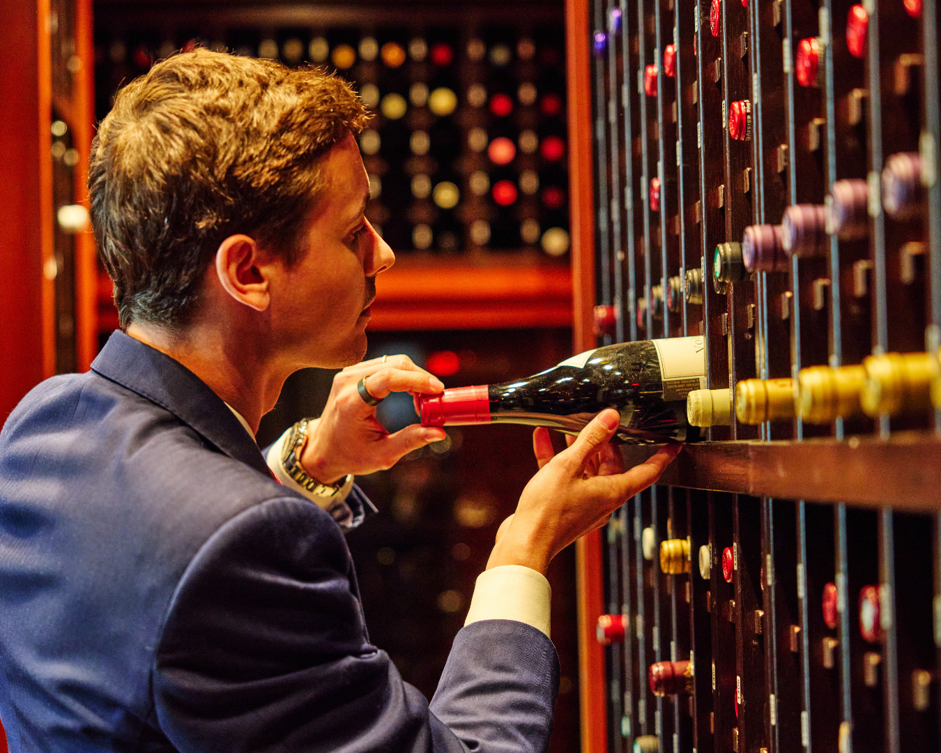 Extensive wine selection and cellar at Grill 23 and Bar Back Bay Boston