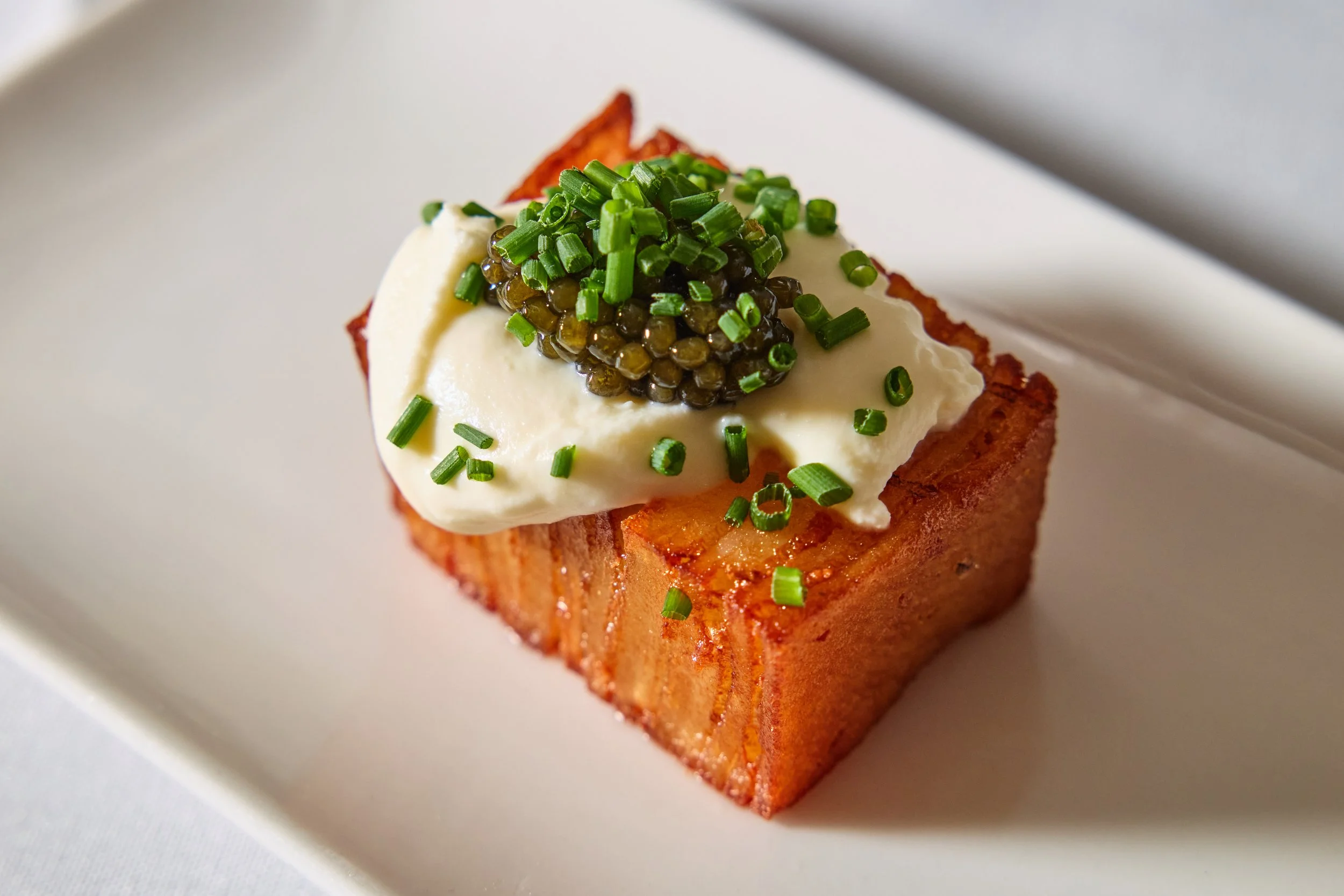 Signature 1000-layer potato side dish at Grill 23 and Bar Back Bay Boston