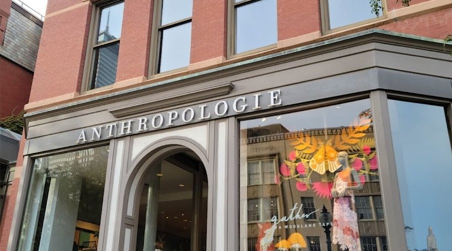 Anthropologie home and fashion Newbury Street