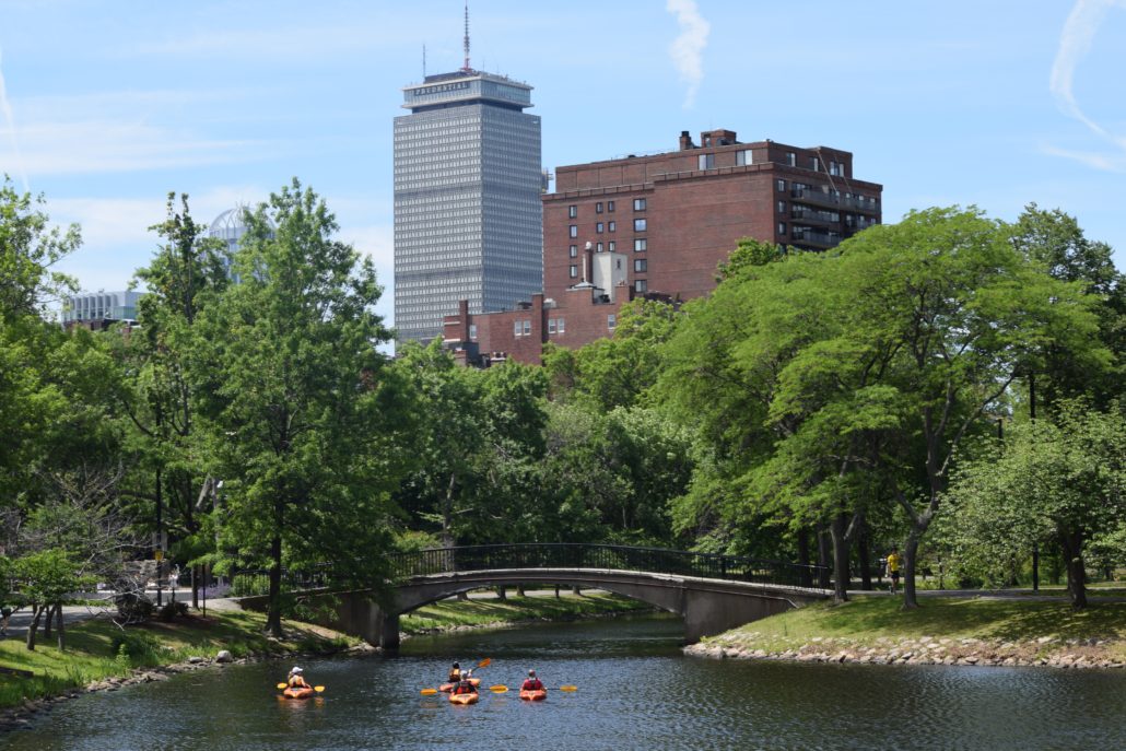 Charles River Esplanade waterfront path