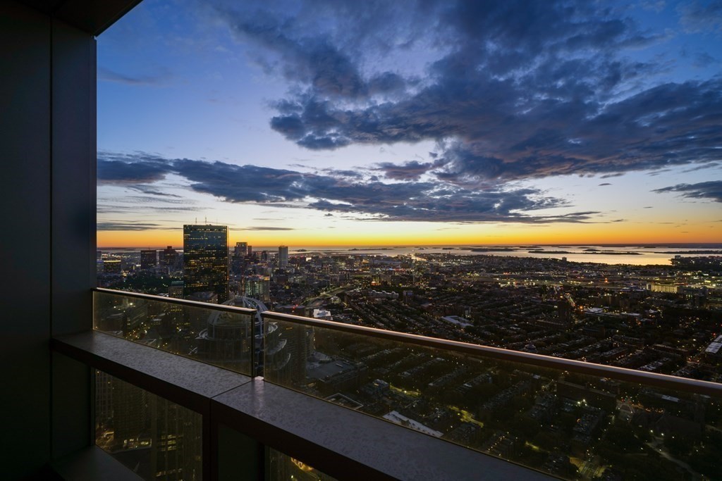 Four Seasons One Dalton Penthouse View of Boston Harbor