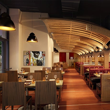 Bar Boulud at Mandarin Oriental Boston restaurant interior