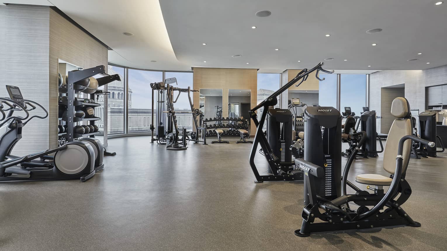 State-of-the-art fitness center at One Dalton Four Seasons Private Residences Boston