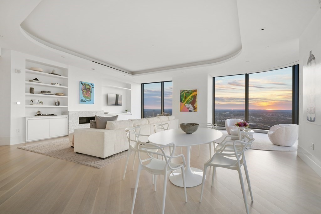 One Dalton Penthouse Open-Plan Living and Dining
