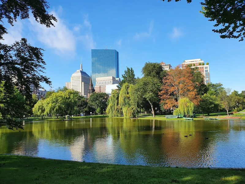 Boston Public Garden entrance
