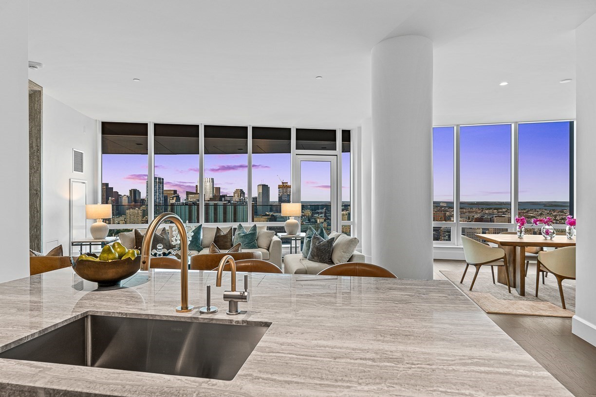 Raffles Boston Penthouse Living by Rockwell Group