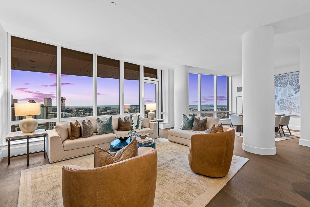 Raffles Boston Penthouse Living Room