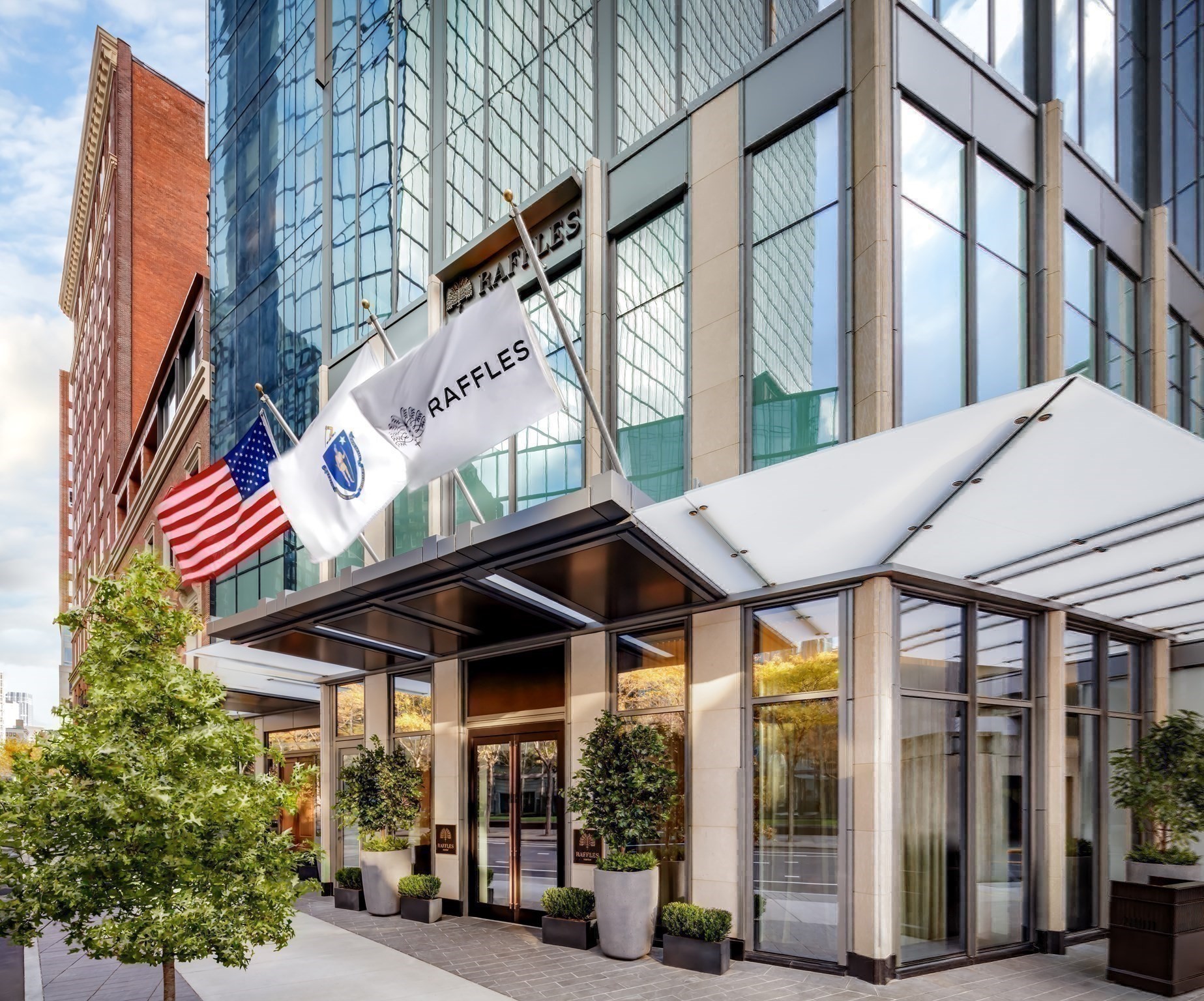 Raffles Boston Residential Entrance