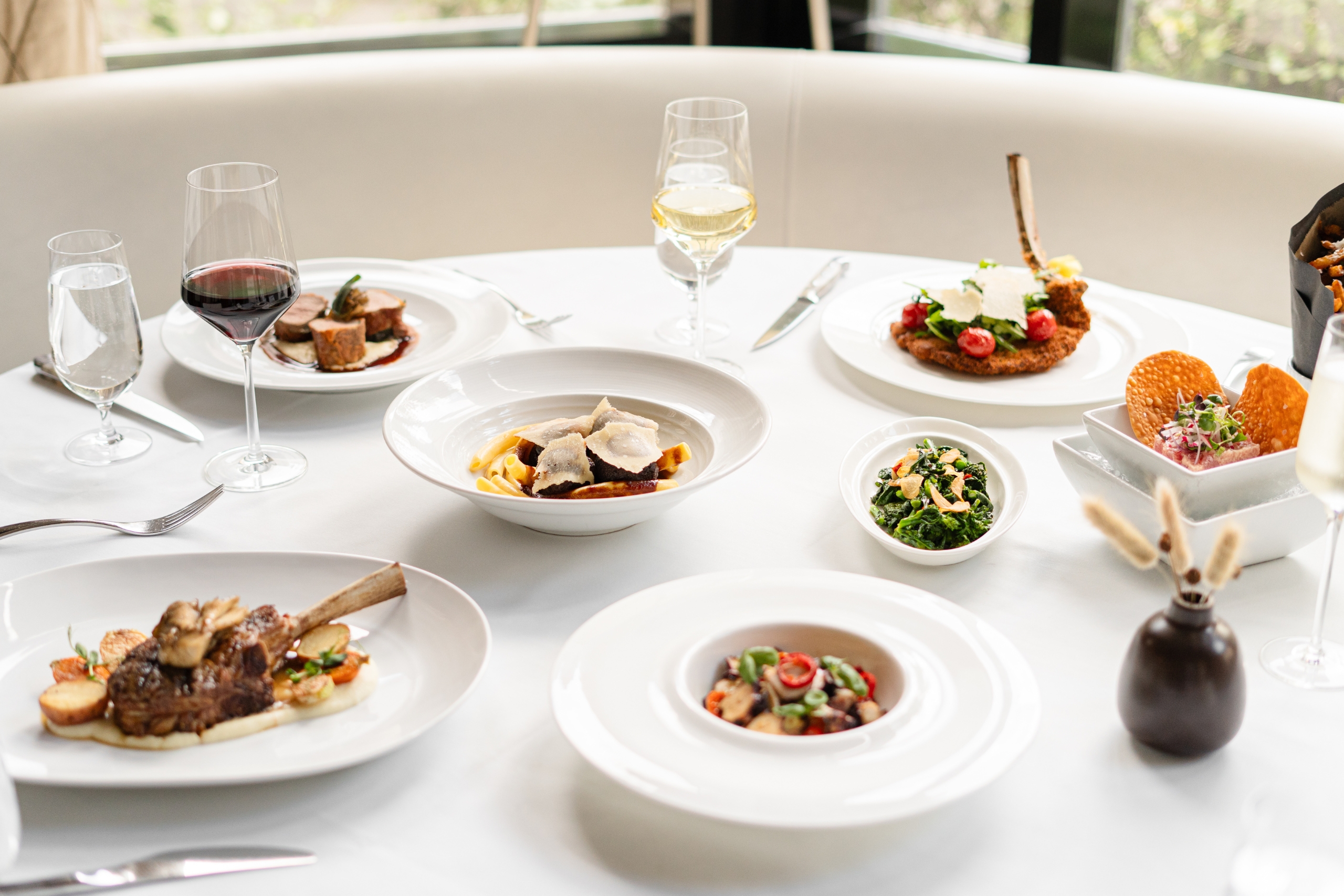 Sorellina fine dining in Back Bay Boston