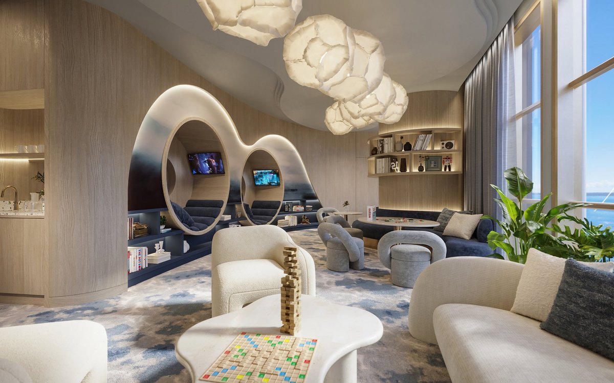 St. Regis Residences Brickell Miami luxury coworking space and business center for residents