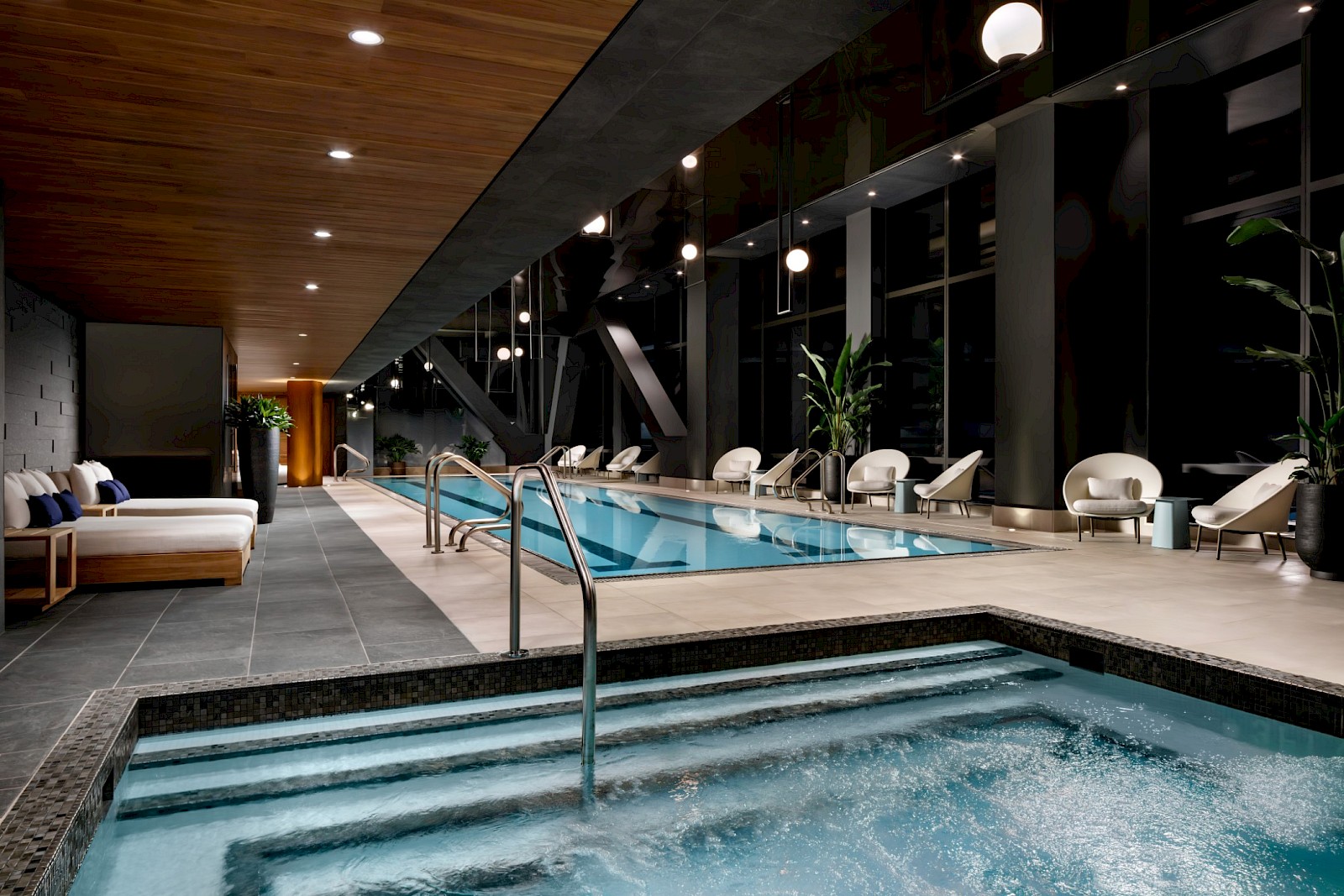 Raffles Boston 20-meter lap pool