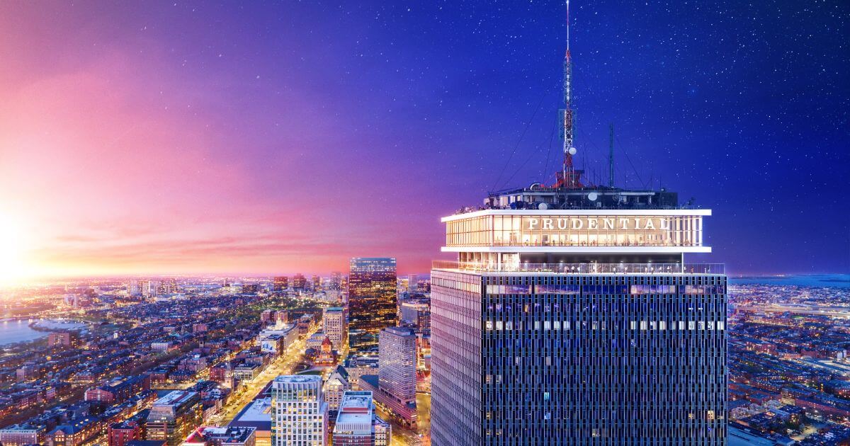 View Boston observation deck Prudential Tower